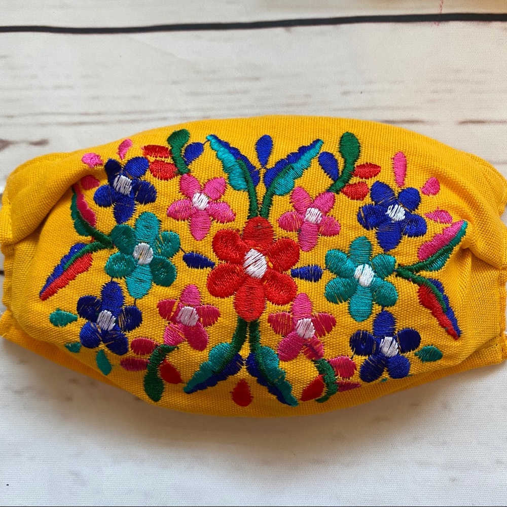 FACE MASK 💐 MEXICAN EMBROIDERED